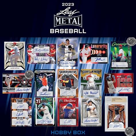 Leaf Metal Baseball Checklist Set Details Boxes Reviews