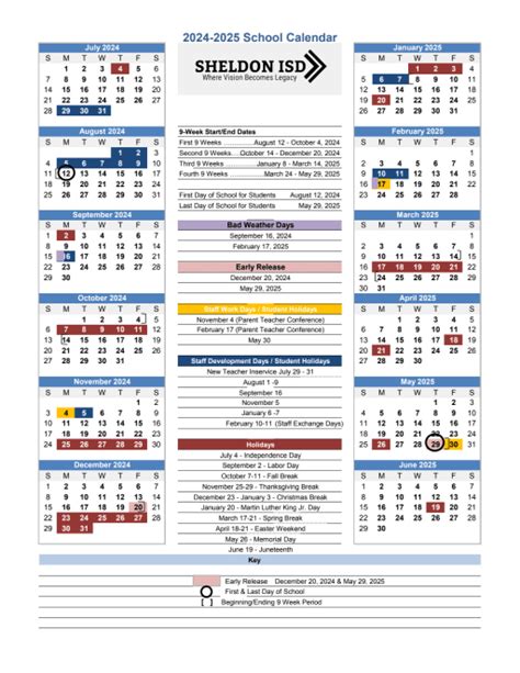 Sheldon Isd School Calendar 2025 Bessy Charita