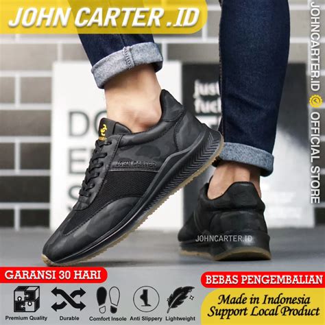 Jual John Carter Zephyr Sepatu Sneakers Kets Fashion Sporty Pria