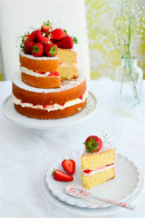 Receta De Naked Cake De Fresas Con Nata Megasilvita Torta De