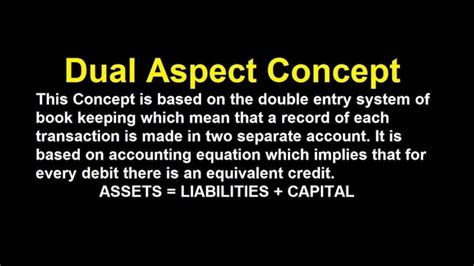 Dual Aspect Concept Meaning Definition With Examples