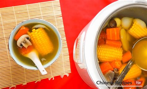 Clear Vegetable Broth Soup Rice Cooker Recipe Chinese Recipes For All