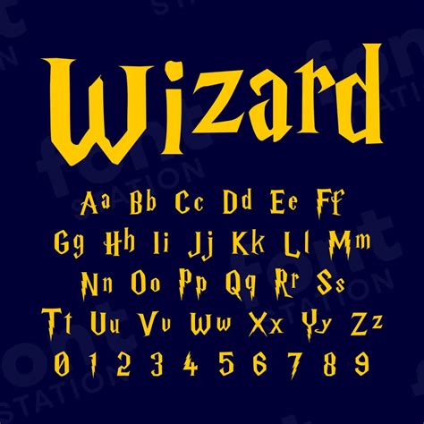 Harry Potter Font Instant Download