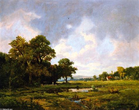 Reprodu Es De Arte Paisagem Pastoral Por Jerome B Thompson