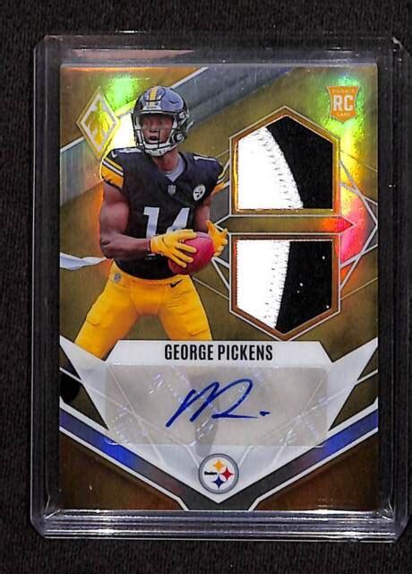 2022 Panini Phoenix RPS Rookie Auto Dual Jersey RAD GP George