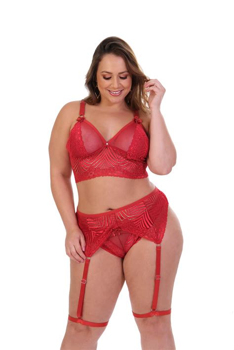 Lingerie Cinta Liga Plus Size APROVEITE Click Sophia