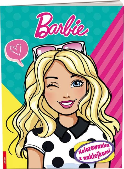 Barbie Kolorowanka z naklejkami AMEET Książka 9788325334598