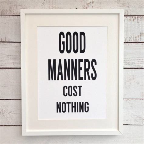 good manners  social etiquette    trabeauli