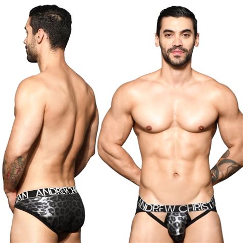 Andrew Christianアンドリュークリスチャン Metallic Leopard Almost Naked ブリーフ メンズランウェイ