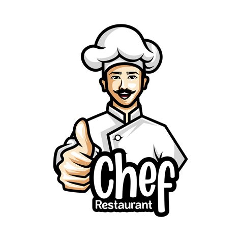 Chef Logo Vector 21769110 Vector Art At Vecteezy