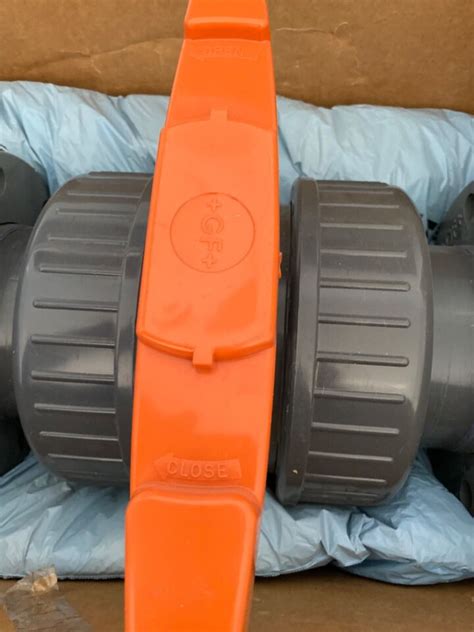 GF Georg Fischer 4 PVC U Double Union Van Stone Flange Ball Valve Type