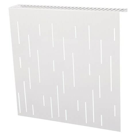 Szagato Heizkörperverkleidung Rain B x L 60 x 60 cm Stahl Weiß