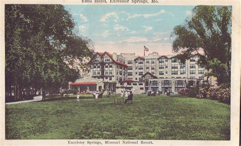 Elms Hotel-Excelsior Springs,Missouri Postcard