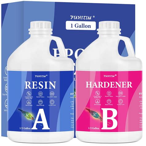 Amazon.com: Epoxy Resin 1 Gallon - Crystal Clear Epoxy Resin Kit - Self