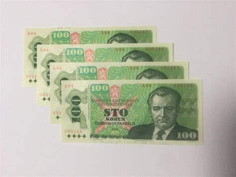 100 Kčs 1989 UNC Postupka Aukro