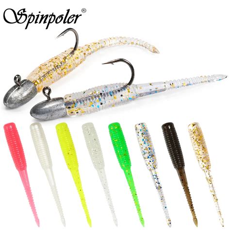 Spinpoler Ajing Soft Fishing Lure Worm Cm Tpr Floating Micro Ultra