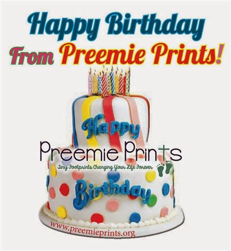 Preemie Prints Information Blog: Happy Birthday Cassie!!