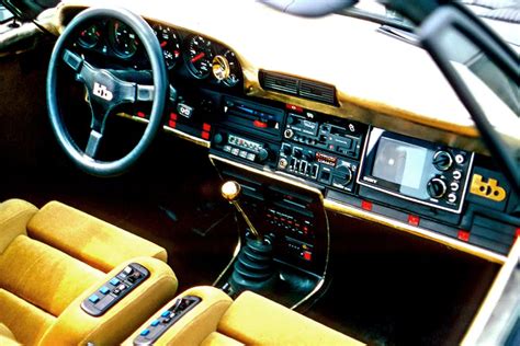 Interior of the 1976 BB Porsche 911 Turbo Targa by iconic German tuner ...