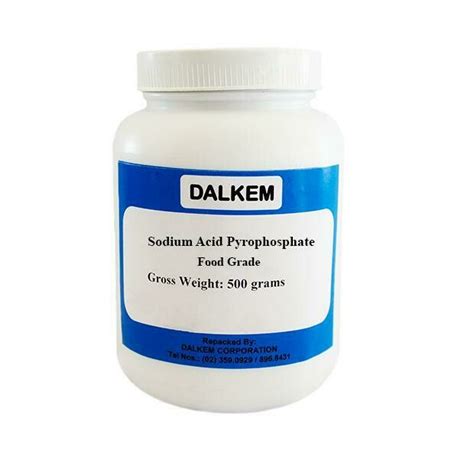 Dalkem Sodium Acid Pyrophosphate SAPP Food Grade 500grams G W