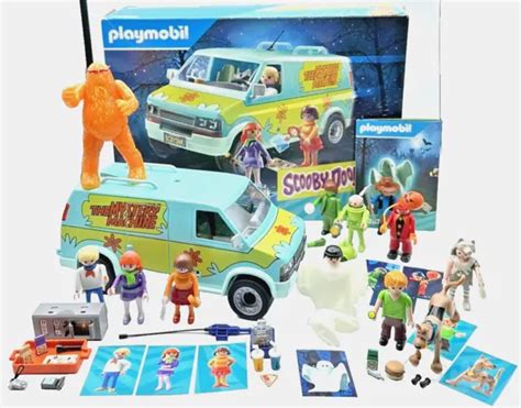 Playmobil Scooby Doo The Mystery Machine Van Avec Bo Te