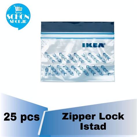 Jual IKEA Istad Kantong Plastik Penyimpanan Ziplock Istad 25pcs Di