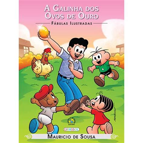 Tamanhos Medidas e Dimensões Livro Turma da Mônica a Galinha