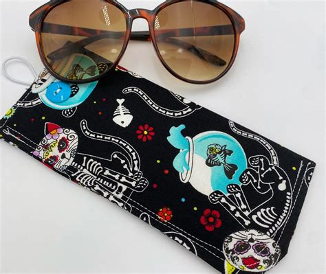 Fabric Eyeglass Case Soft Sunglass Case Eye Glasses Sleeve Etsy