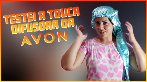 CACHOS SEM FRIZZ TESTEI A TOUCA DIFUSORA DE CETIM DA AVON YouTube