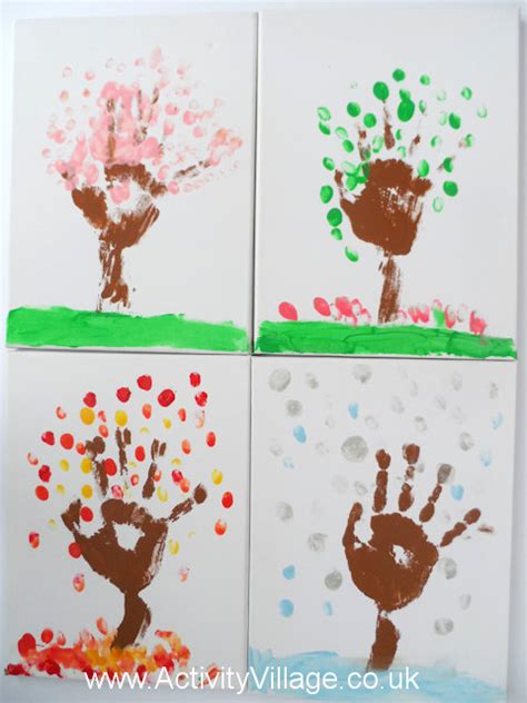 Seasonal Tree Canvases