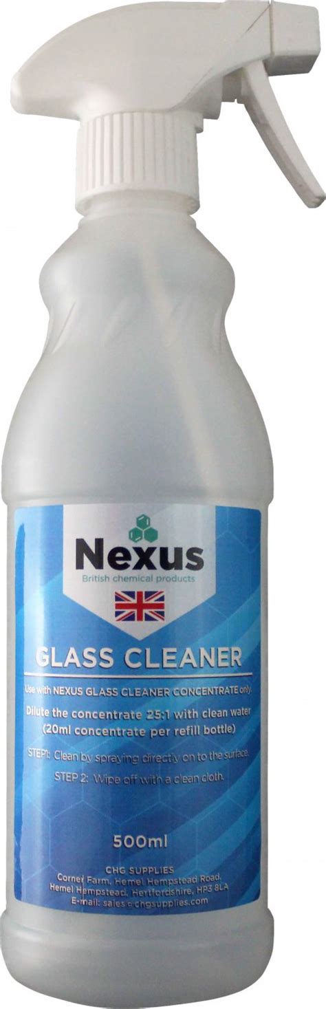 Nexus Glass Cleaner Trigger Bottle Chg Supplies