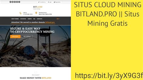 SITUS CLOUD MINING BITLAND PRO Situs Mining Gratis YouTube