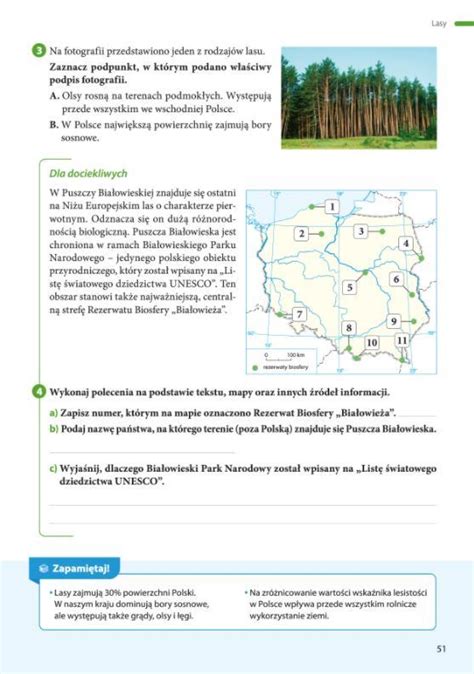 Geografia Klasa Cwiczenia Strona Zadania W Za Czniku