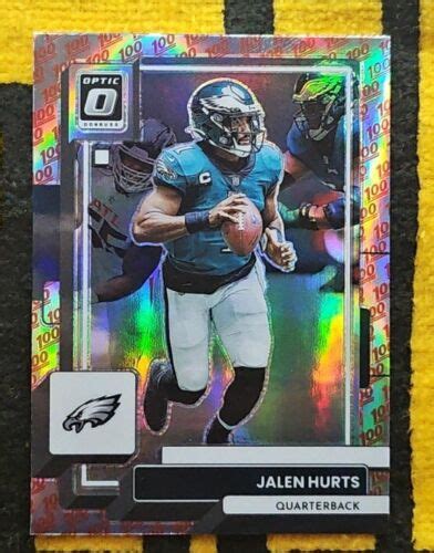 Jalen Hurts Qb Eagles Optic Emoji Prizm Ssp Case Hit Ebay