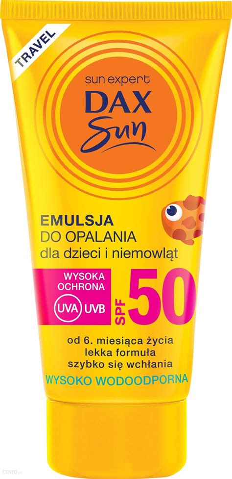 Dax Sun Emulsja Do Opalania Dla Dzieci I Niemowl T Spf Travel Ml