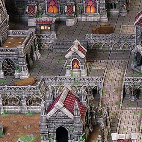 3D Printable Cursed Town Church District Core Set By Makers Anvil