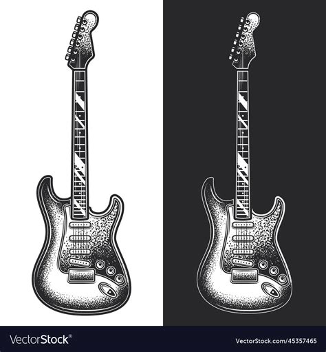 Electric guitar Royalty Free Vector Image - VectorStock