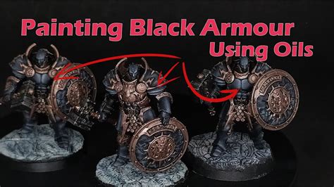 Painting Black Armour Learning To Use Oils Youtube