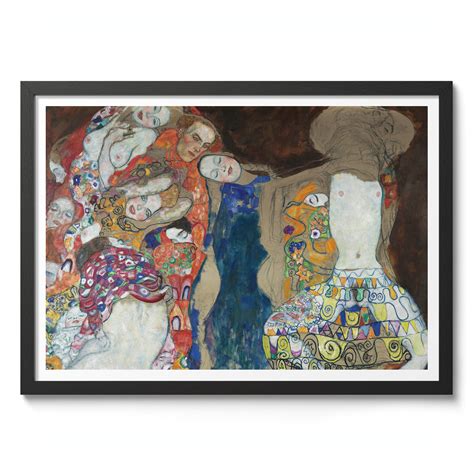 The Bride Gustav Klimt Art Framed Prints And Posters Animato