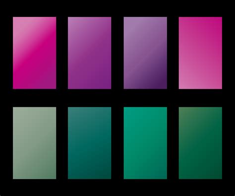 Set of gradients bright, smooth, pastel gradient colors designs for ...