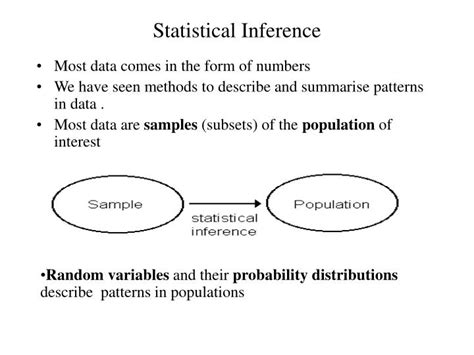 Ppt Statistical Inference Powerpoint Presentation Free Download Id