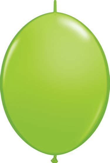 06 QUICK LINK LIME GREEN QUALATEX QUICK LINK BALLOONS 90178 PACK OF