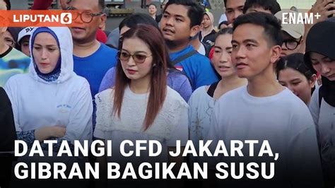 Gibran Bagi Bagi Susu Di Cfd Liputanenam Vidio