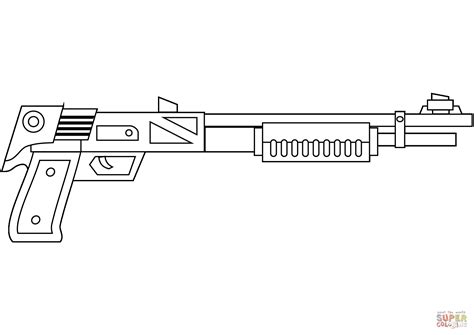 Shotgun Coloring Pages Coloring Cool