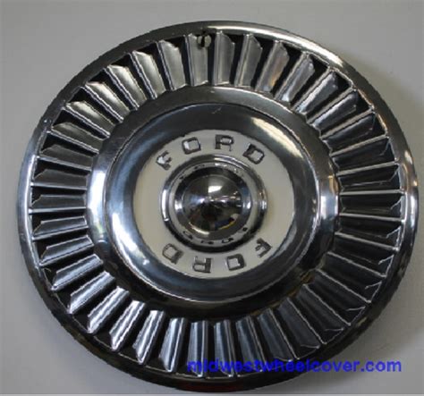 B Hubcap Used Ford Thunder Bird Chrome Fins