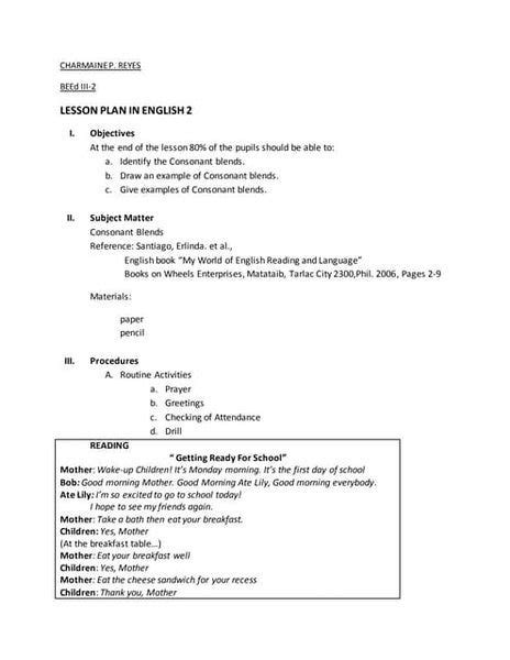 Proper Nouns And Common Nouns Detailed Lesson Plan English Lesson Plans Lesson Plans