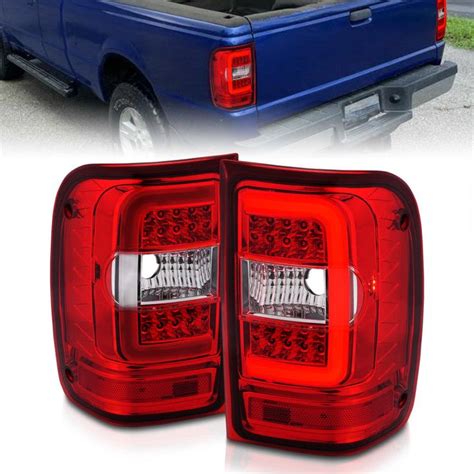 Anzo Ford Ranger Led Tail Lights W Light Bar Chrome Housing