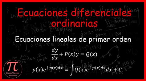 Oswald Desempleo Subproducto Que Son Las Ecuaciones Diferenciales De