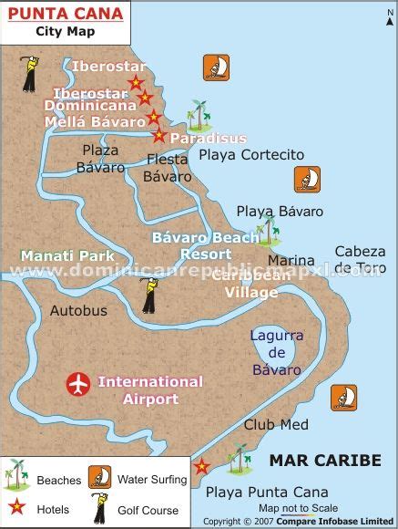 Punta Cana Map Travels Escapesbreath Taking Pinterest Punta