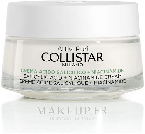 Cr Me L Acide Salicylique Et Niacinamide Pour Visage Collistar