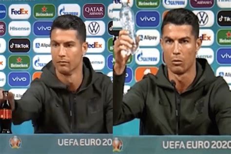 Il Potente Gesto Di Cristiano Ronaldo Che Nasconde La Coca Cola Dall